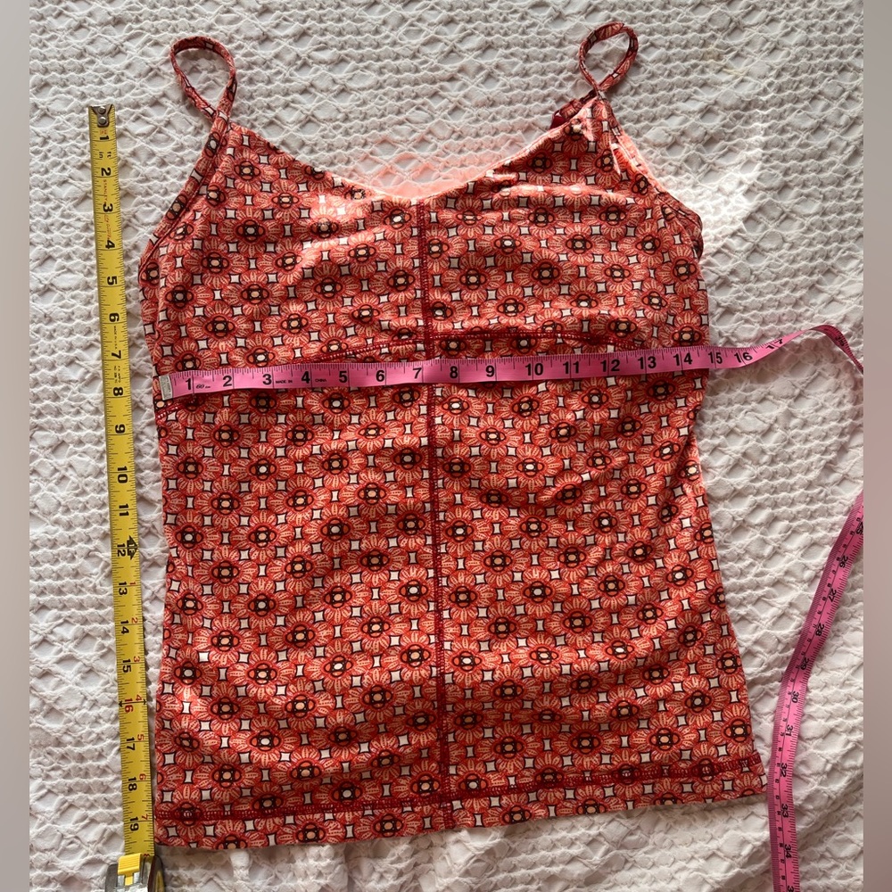 Royal Robbins Red and Black Patterned Top